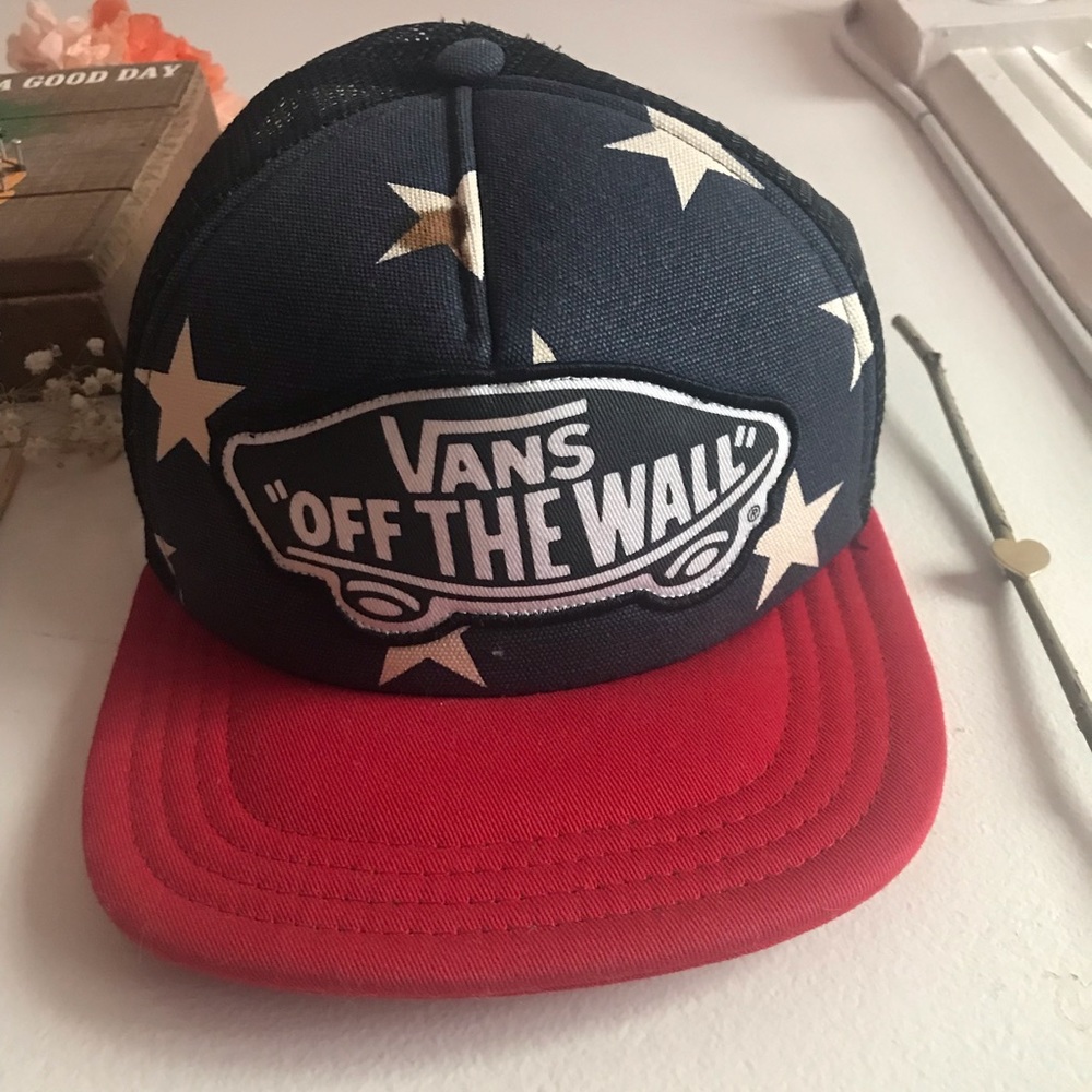 Vans Red/Blue mesh Snapback